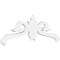 Ekena Millwork Pitch Florence Architectural Grade PVC Gable Pediment, 36"W x 13 1/2"H x 1"P (9/12) GPP036X014X100FLO - alternate 1